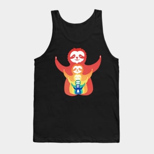 Rainbow Sloth Tank Top